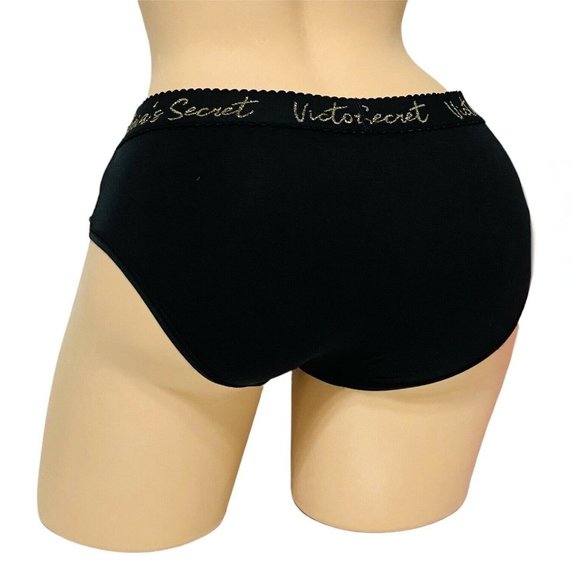 Victoria's‎ Secret SMALL Graphic Logo Waist-Band Hipster Hipbugger Panty NEW - Picture 1 of 2